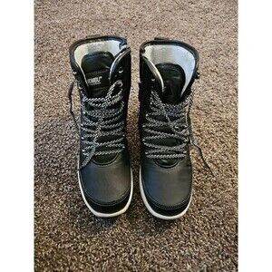 Khombu Alta Sport All Weather Side Zip Ankle Boot Black Size 9 M